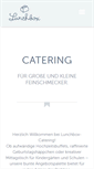 Mobile Screenshot of dielunchbox.de